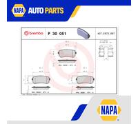 Brembo P30051 Rear Disc Brake Pad - Set of 4