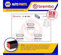 Brake Pads Set fits HYUNDAI TUCSON TL 2.0 Rear 15 to 20 G4NA Brembo 583021HA00