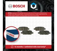 4x BOSCH Brake Pad Set For Disc Rear Fits Renault Koleos 2.0 BLUE DCI 185 4WD