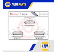 Brake Pads Set fits INFINITI QX4 3.3 Front 97 to 02 VG33E Brembo 410603H086 New