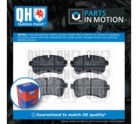QUINTON HAZELL BP1672 Brake pad set