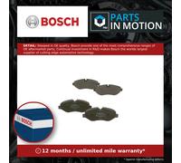 4x BOSCH Brake Pad Set For Disc Front For Iveco Daily Citys 50C14G Natural Power