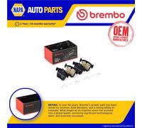 Brake Pads Set fits JAGUAR E-PACE X540 2.0D Rear 2017 on Brembo J9C14009 Quality