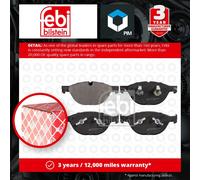 Brake Pads Set fits JAGUAR XJ X351 5.0 Front 2009 on C2D3801 C2P26236 T2R7248
