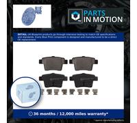 Brake Pads Set fits JAGUAR X TYPE X400 3.0 Rear 01 to 09 WB(AJV6) Blue Print New