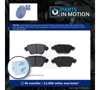Brake Pads Set Rear ADJ134236 Blue Print 1121892 1121895 1126719 1126959 1130120