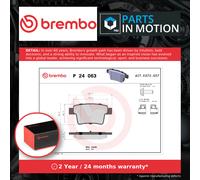 Brake Pads Set fits JAGUAR X TYPE X400 2.5 Rear 01 to 09 XB(AJ-V6) Brembo New