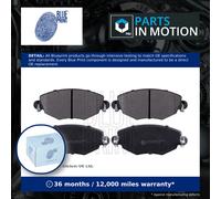 Brake Pads Set fits FORD MONDEO Mk3 2.0 Front 00 to 07 Blue Print 1121894 New