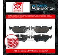 Genuine Febi Rear Brake Pads - 116081