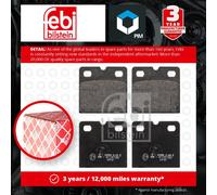 Brake Pads Set fits JAGUAR XKR X150 5.0 Rear 09 to 14 C2C13267 C2C8348 C2C13800
