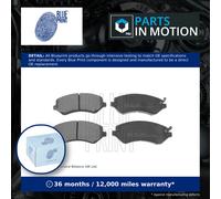 Brake Pads Set fits JEEP CHEROKEE KJ 3.7 Front 01 to 08 EKG Blue Print KV1016349