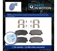Brake Pads Set fits JEEP CHEROKEE KL 3.2 Front 2013 on Blue Print 68225170AA New