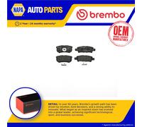 Brake Pads Set fits JEEP COMPASS MK49 2.0D Rear 2006 on Brembo 2AMV4271AA New