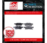 Brake Pads Set fits JEEP GRAND CHEROKEE Mk4 3.0 Front 2014 on K68052369AA Febi