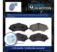 Brake Pads Set fits JEEP WRANGLER Mk3 3.8 Front 2007 on EGT Blue Print Quality