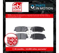 FEBI BILSTEIN 116282 Brake pad set