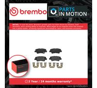 Brembo Brake Pads Rear With Anti-Squeak Plate Fits Hyundai Elantra Kia Ssangyong