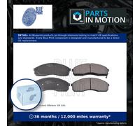 Brake Pads Set fits KIA PREGIO TB 2.7D Front 2003 on J2 Blue Print oK56A3323Z