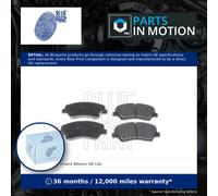 Brake pads Front Axle ADG042153 BLUE PRINT for KIA HYUNDAI