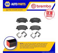 Brake Pads Set fits KIA RIO Mk3 1.25 Front 2011 on G4LA Brembo 1360212006K New