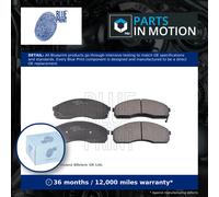 Brake Pads Set fits KIA PREGIO TB 2.7D Front 2003 on J2 Blue Print oK56A3323Z