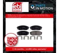 Brake Pads Set fits KIA SORENTO Mk1 3.5 Front 02 to 11 G6CU 581013ED00 Febi New