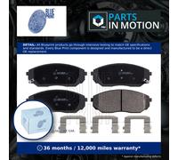 Brake Pads Set fits KIA SORENTO Mk1 3.3 Front 07 to 11 G6DB Blue Print Quality