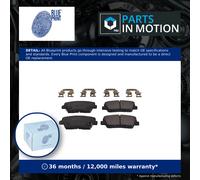 Brake pads Rear Axle ADG042126 BLUE PRINT for KIA HYUNDAI