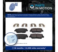 Brake pads Rear Axle ADG042126 BLUE PRINT for KIA HYUNDAI