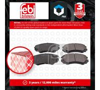 Brake Pads Set fits KIA SOUL AM Front 1.6 1.6D 09 to 14 581011FE00 S581011FE01