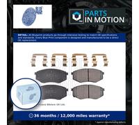 Brake Pads Set fits KIA SPORTAGE SL 2.0 Front 10 to 11 G4KD Blue Print Quality