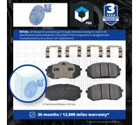 Brake Pads Set fits KIA SPORTAGE QL, SL 2.0 Front 2014 on Blue Print 581012SA51