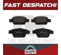 Brake Pads Set fits LANCIA DELTA Mk3 1.4 Rear 10 to 14 NK 6001073153 71769094