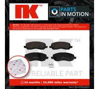 Brake Pads Set fits MITSUBISHI SPACE RUNNER N63W, N6W Front 2.0 2.4 00 to 03 NK