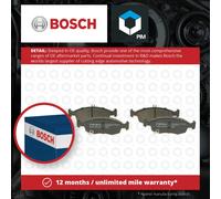 Genuine BOSCH Front Brake Pad Set for Fiat Panda D MultiJet 1.2 (06/14-Present)