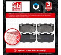 Brake Pads Set fits LAND ROVER DEFENDER L316 2.5D Front 90 to 16 RTC5574 Febi
