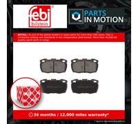 Febi Bilstein Brake Pad Set RTC5574 - Front for Land Rover Defender L316 3.5 (1990-1993)
