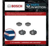 Brake Pads Set fits RANGE ROVER VOGUE 3.9 Rear 89 to 94 Bosch LR032954 RTC3164