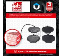 Brake Pads Set fits LAND ROVER DISCOVERY LJ, Mk1 2.5D Rear 89 to 98 LR032954 New