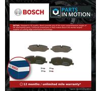 Brake Pads Set fits LAND ROVER DISCOVERY Mk3 4.4 Front 04 to 09 Bosch LR019618