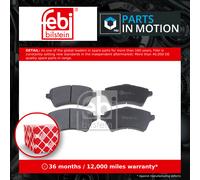 Brake Pads Set fits LAND ROVER FREELANDER L314 1.8 Front 98 to 06 18K4F LR021899