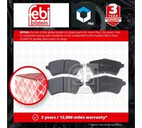 Brake Pads Set fits LAND ROVER FREELANDER L314 2.5 Front 00 to 06 25K4F LR021899