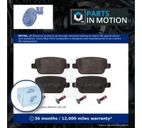Brake pads Rear Axle ADJ134219 BLUE PRINT for LAND ROVER FORD VOLVO