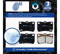 Brake Pads Set fits LEXUS GS430 4.3 Rear 07 to 11 3UZ-FE Blue Print 0446622190