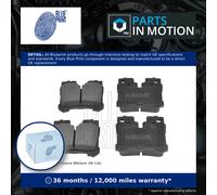 Brake Pads Set fits LEXUS LS460 4.6 Rear 2006 on Blue Print 044660W010 Quality