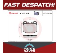 Brake Pads Set fits LOTUS EUROPA S 2.0 Front 2006 on Z20LER Brembo A117J0084S