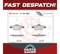 Brake Pads Set fits MAZDA 2 DY 1.4D Front 03 to 07 Brembo 1E073323Z 1E073323ZA