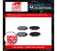 febi bilstein 116360 Brake Pad Set, 1 unit