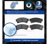 Front Brake Pads Mazda6 Set Kit Fits Mazda GSYD-33-23Z 9C Blue Print ADM54296