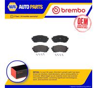 Brake Pads Set fits MAZDA 6 GJ 2.5 Front 2012 on Brembo G4YA3328Z GVYB3328Z New